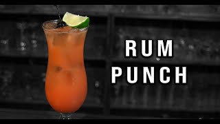 Rum Punch  Easy Rum Recipes  Booze On The Rocks [upl. by Ernald]