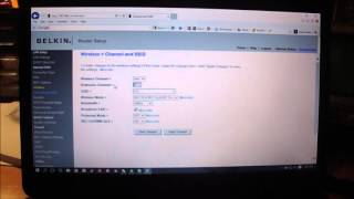 Setup Belkin Wireless N Router [upl. by Eiluj]
