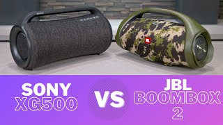 Sony XG500 vs JBL Boombox 2 [upl. by Oglesby237]