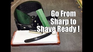 Straight Razor  Go From Sharp To Shave Ready [upl. by Lihkin218]