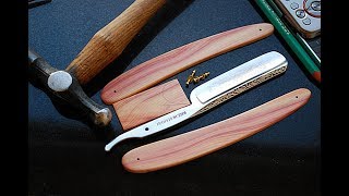 How to peen and unpeen a Straight razor [upl. by Rebah]