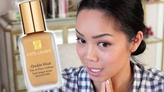 Estee Lauder Double Wear Foundation  first impression review  itsjudytime [upl. by Fechter]