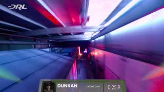 Dunkan Fastest Lap Boston  Drone Racing League [upl. by Enelav]