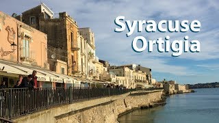 Syracuse Ortigia  A Walking Tour  Sicily [upl. by Nittirb578]