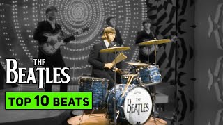 Top 10 BEATLES Drum Beats Everyone Should Know [upl. by Garnette]