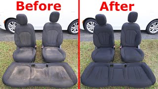 How To Super Clean Cloth and Leather Seats [upl. by Ycnaffit]