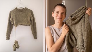 How to Knit a Sweater Without a Pattern [upl. by Nikolai]