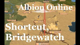 Albion Online  Caerleon to Bridgewatch fast almost safely [upl. by Asyla]