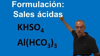 Sales ácidas Reglas de formulación [upl. by Liamaj]