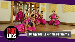 Bhagyada Laxmi Baramma  Bharatanatyam Dance  London Raga Jam [upl. by Nunnery]