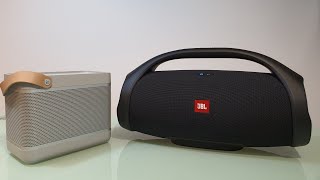 JBL Boombox VS BEOLIT 17 Bang amp Olufsen  review sprecs comparison sound test [upl. by Kiona997]