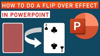 How to do a rotating Flip Over Effect in PowerPoint [upl. by Amarette622]