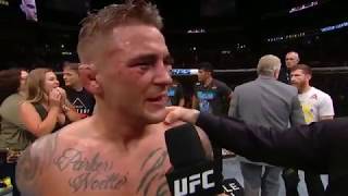 UFC 236 Dustin Poirier and Max Holloway Octagon Interview [upl. by Akeenahs]