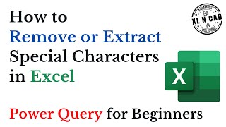 How to Remove or Extract Special Characters using Power Query [upl. by Shaum338]