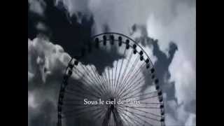 Yves Montand  Sous Le Ciel De Paris with lyrics [upl. by Regnij711]