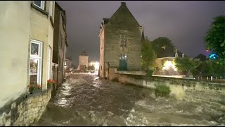 De overstroming van de Geul in Valkenburg [upl. by Ylremik245]