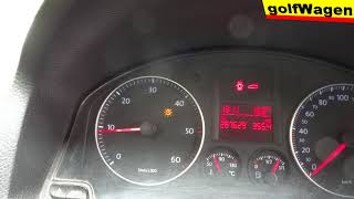 VW Golf 5 how to edit idle engine speed  setup revs [upl. by Ecilef820]