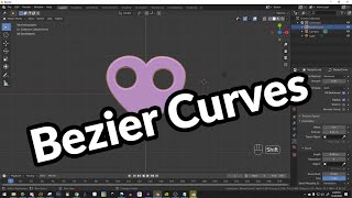 Blender Tutorial Amazing Bezier Curves [upl. by Care38]