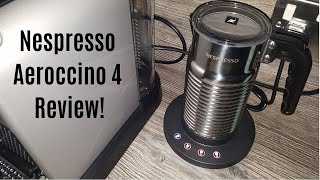 Nespresso Aeroccino 4 Milk Frother Review  Worth upgrading from the Aeroccino 3 [upl. by Ykciv]