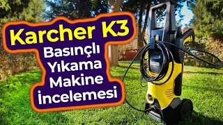 Karcher K3 Basınçlı Yıkama Makine İncelemesi  Otomobil  Balkon Yıkama Testi [upl. by Farny887]