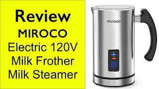 Review Miroco Milk Frother  How to make froth milk at home [upl. by Latsyek]