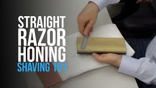 How to Hone Your Straight Razor Shaving 101 [upl. by Ahso]