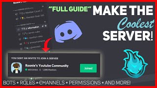 How to make the COOLEST DISCORD SERVER in 2020 TUTORIAL [upl. by Anoiek]