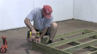 How To Build A Shed  Part 1 Building The Floor [upl. by Magdalena881]