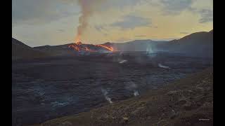 Meradalir 2 timelapse July 28th 2021 Geldingadalir Volcano Iceland [upl. by Hamilton230]