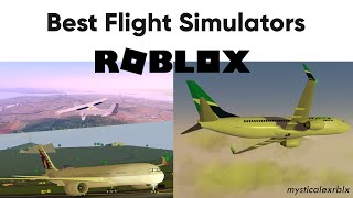 2021 Top 5 Best Flight Simulators on Roblox [upl. by Sulrac]