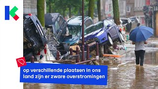 nooit geziene overstromingen door extreme regenval [upl. by Ynnol635]