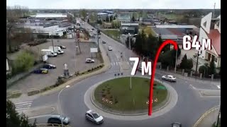 CAR JUMP OVER ROUNDABOUT  UNBELIEVABLE FLIGHT  SUZUKI SWIFT [upl. by Nolyak]