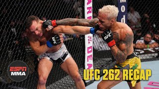 UFC 262 Recap Charles Oliveira TKOs Michael Chandler for the lightweight belt  ESPN MMA [upl. by Rehpotsrik45]