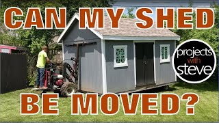 HOW TO MOVE A LARGE SHED ACROSS TOWN [upl. by Eriam]