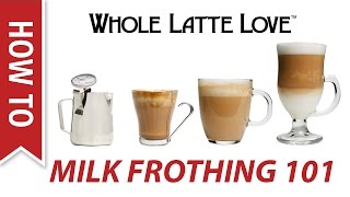 Milk Frothing for Beginners [upl. by Terpstra228]