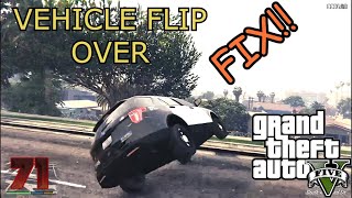 GTA 5 CarVehicle Flip Over FIX [upl. by Wilone361]