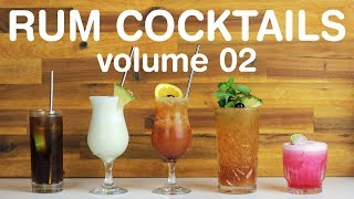 BEST RUM COCKTAILS  volume 02 [upl. by Drewett608]