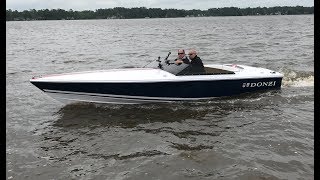 380 HP Donzi 22 Classic  One Wake [upl. by Ytomit]