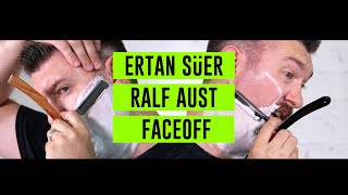 Best Beginner Straight Razor Shave FACEOFF Ertan Süer vs Ralf Aust [upl. by Karly]