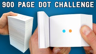 900 Page FLIPBOOK  Dot Challenge [upl. by Aniez]