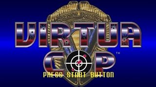 Virtua Cop gameplay PC Game 1995 [upl. by Fisa]