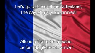 La Marseillaise  France National Anthem EnglishFrench lyrics [upl. by Ramoh582]