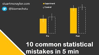 Ten Statistical Mistakes in 5 Min [upl. by Inaleon]