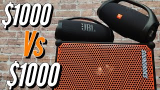 Ultimate Speaker Showdown  Jbl Boombox 3  Boombox 2 Vs Soundboks Gen 3  New Stuff TV [upl. by Aket742]