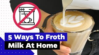 How To Froth Milk At Home Best Milk Frothers Review [upl. by Ziwot]