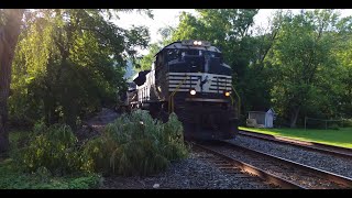 Eastbound train  Owego NY [upl. by Hidie]