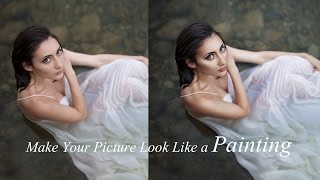 How To Make Your Pictures Look Like a Painting Photoshop Tutorial [upl. by Emelin]