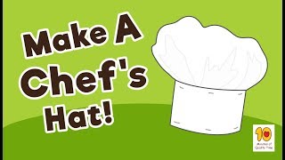 How to make a DIY Chefs Hat for Kids [upl. by Tnerb]