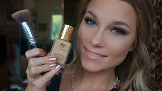 Flawless Foundation Routine Estee Lauder DoubleWear [upl. by Eelimaj]