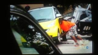 South beach tow Bernice flips smart car [upl. by Assenal]